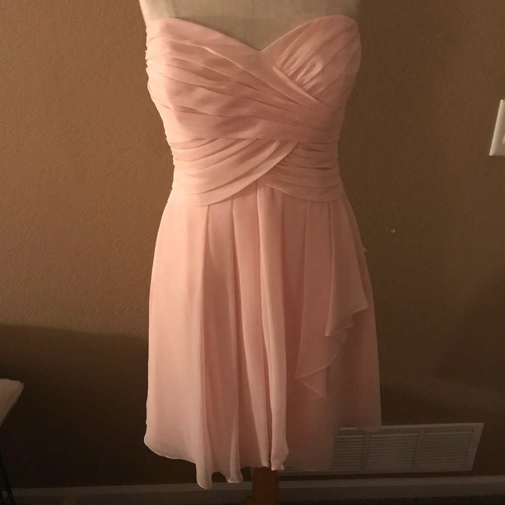 David’s bridal chiffon dress